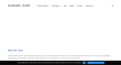 Desktop Screenshot of kahlertkopp.de