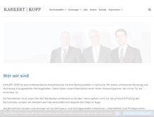 Tablet Screenshot of kahlertkopp.de